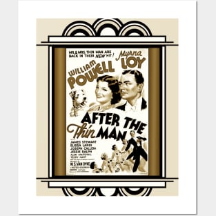 After The Thin Man (Sepia) Posters and Art